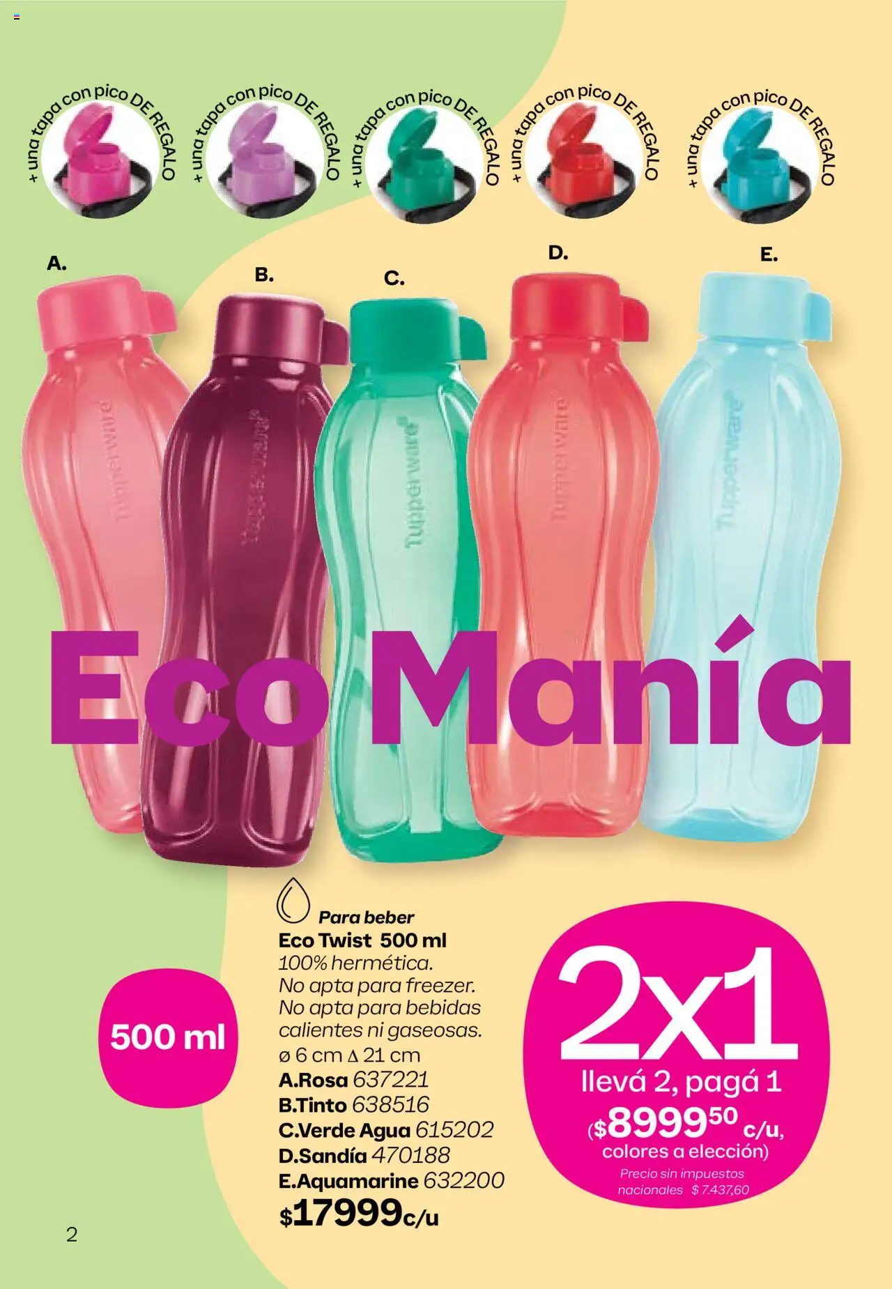 Tupperware - Campaña 17/2025 │ válido desde el 13.10.2025 | Página: 3 | Productos: Agua