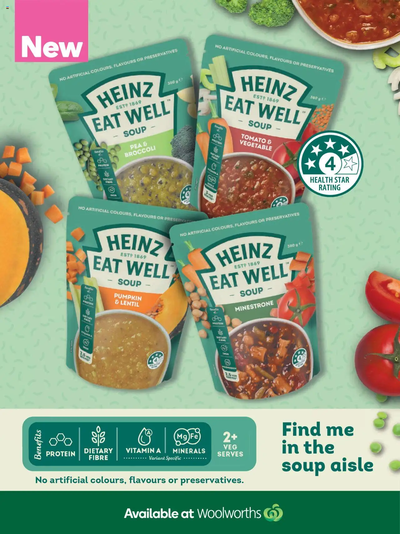 Woolworths catalogue - valid from 01.06.2025 | Page: 62 | Products: Soup, Pea, Pumpkin, Vitamin