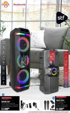 Vista previa de Del Sol y Woolworth catálogo Regalos 2025, nuevo folleto de la tienda, válido en México a partir del 06.11.2025 | Página: 8 | Productos: Audio, Micro SD, Bocina, Batería