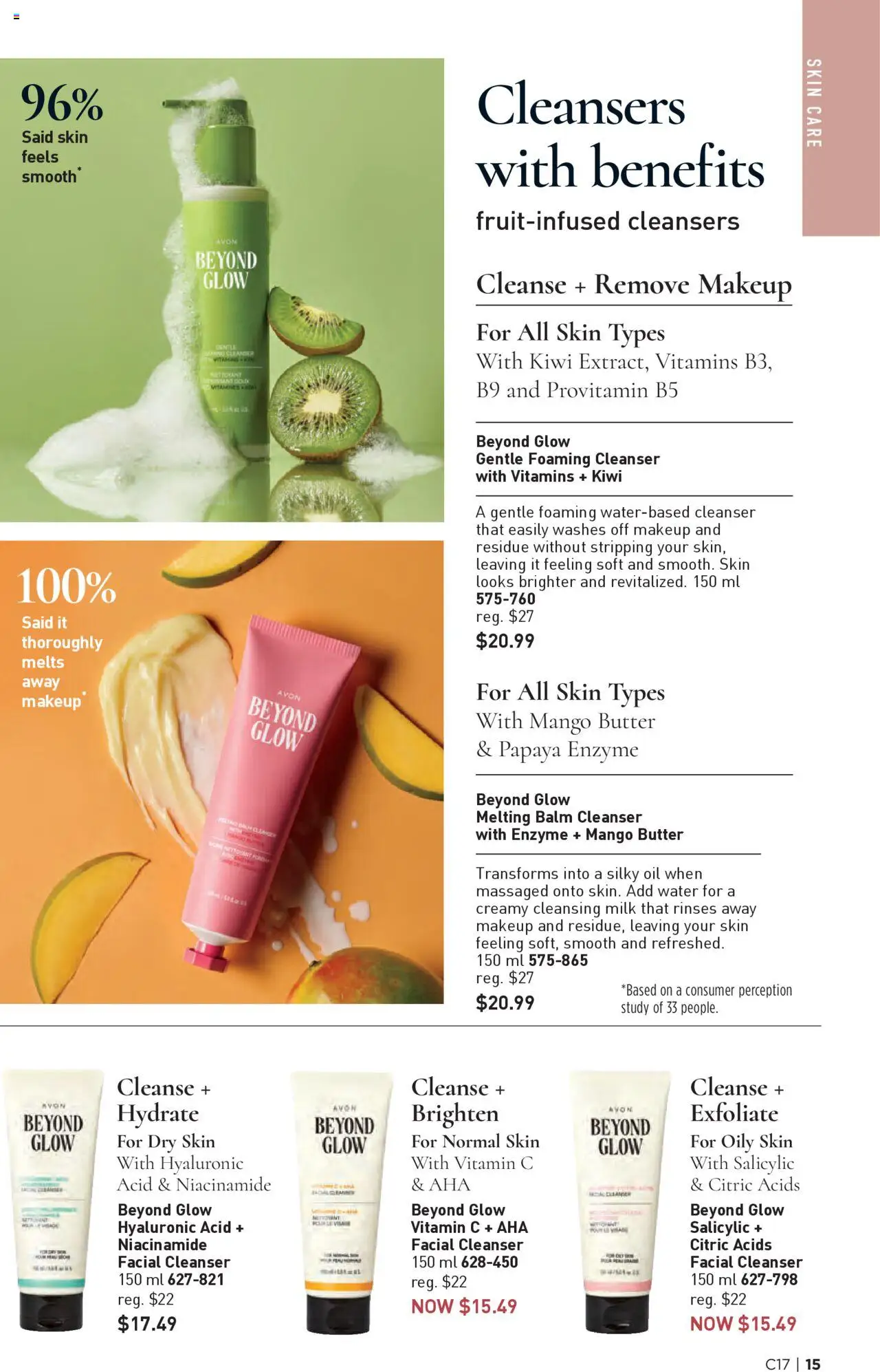Avon flyer valid from 14.08.2025 | Page: 15 | Products: Kiwi, Milk, Butter, Oil