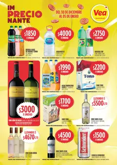Vista previa Vea ofertas válido desde el 30.12.2025 | Página: 4 | Productos: Gaseosa, Lima, Agua, Vino