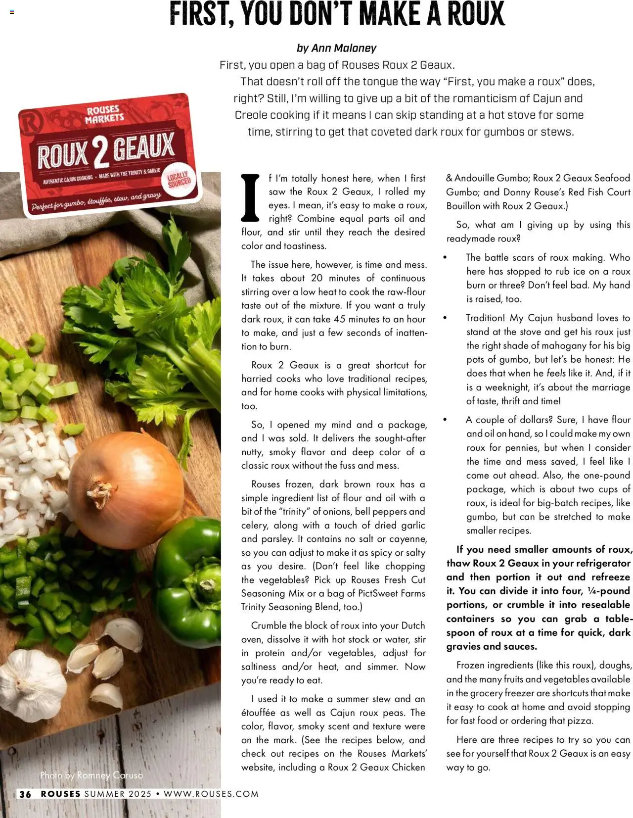 Rouses Magazine Summer 2025 - valid from 01.09.2025 | Page: 38 | Products: Peppers, Vegetables, Refrigerator, Stove