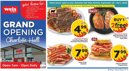 Preview of Weis weekly ads valid from 25.09.2025