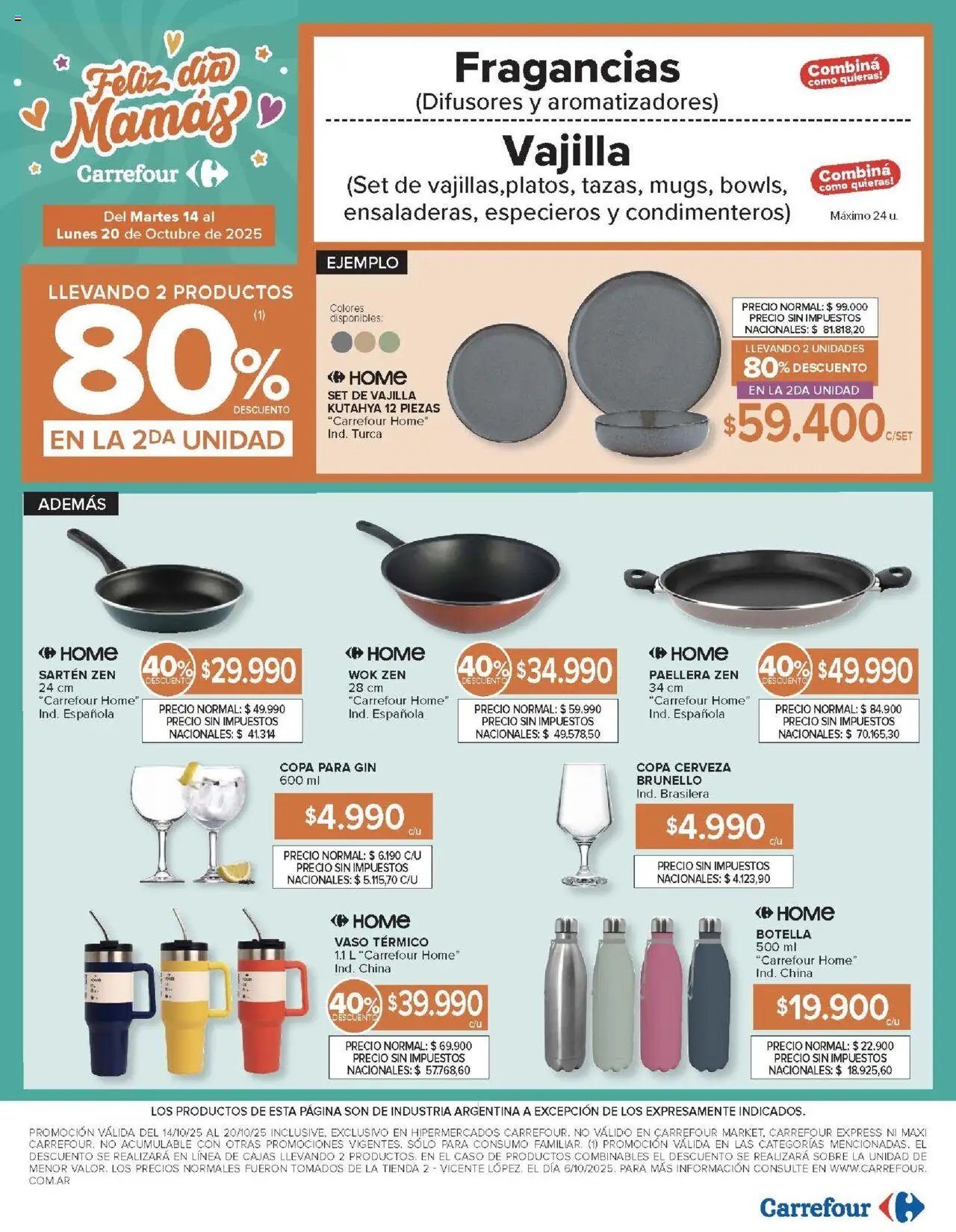 Carrefour ofertas - Córdoba │ válido desde el 14.10.2025 | Página: 6 | Productos: Caso, Sartén, Wok, Cerveza