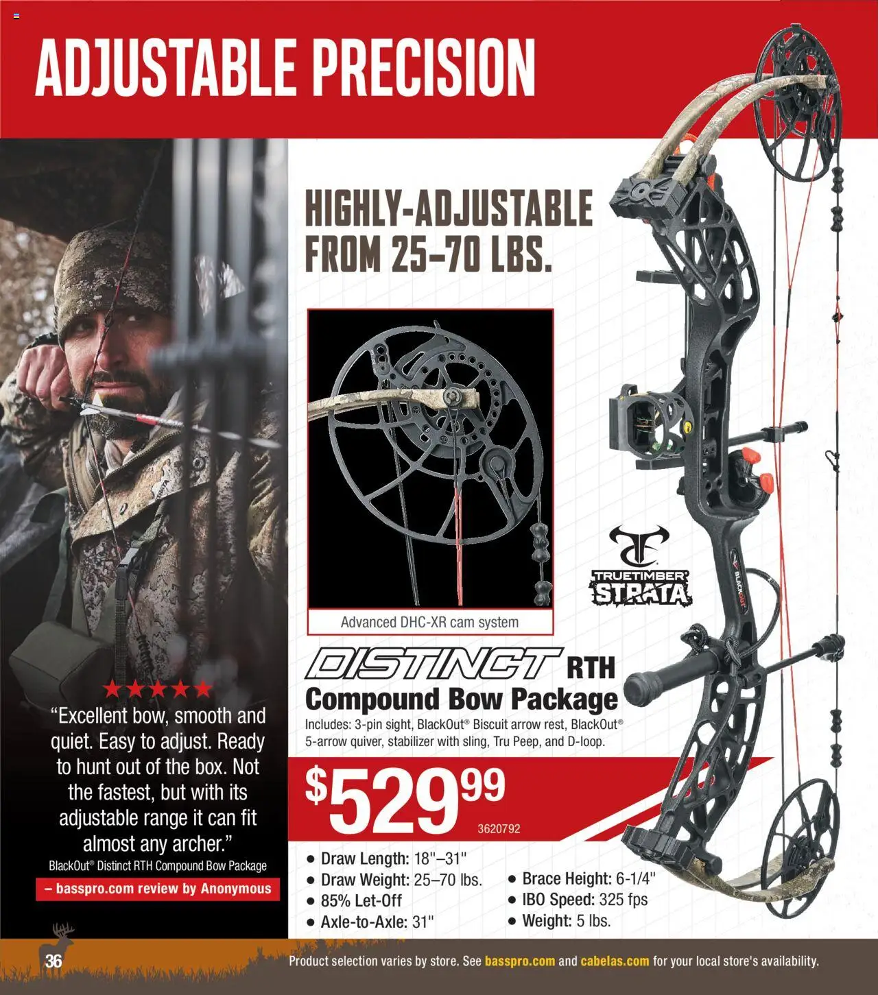 Cabela's Archery 25 - valid from 15.07.2025 | Page: 36 | Products: Bow, Arrow, Weight