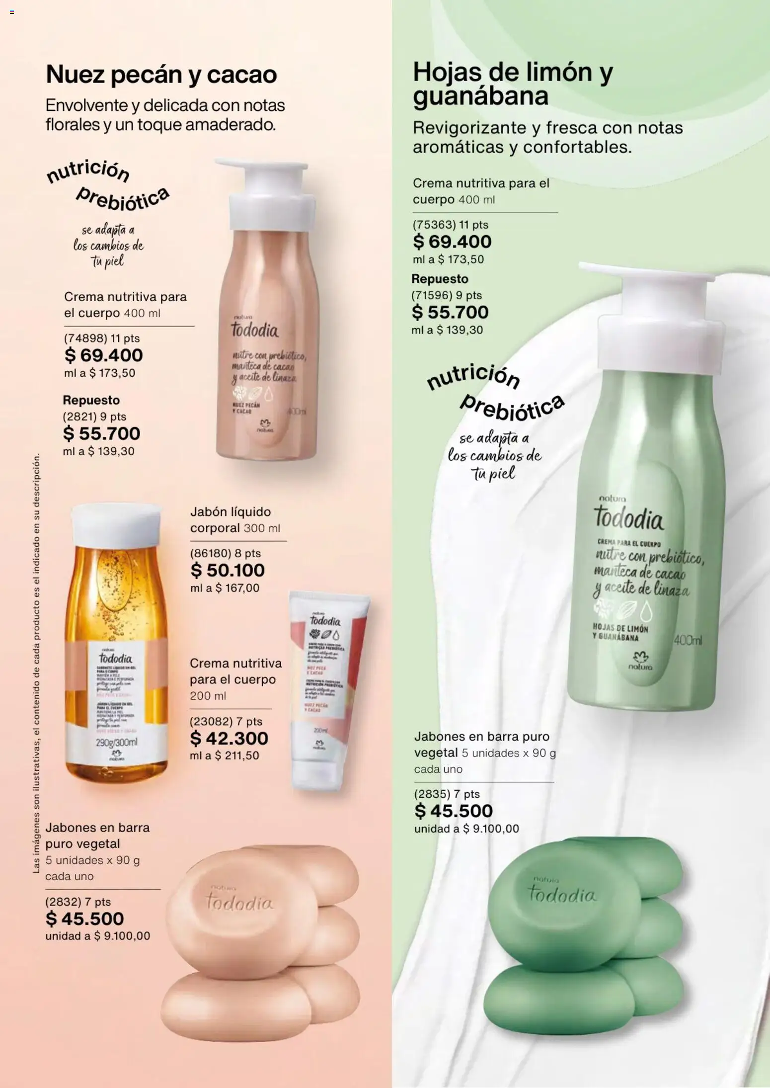 Natura revista - valida desde el 01.03.2026 | Página: 101 | Productos: Crema, Jabón líquido, Limón, Jabón
