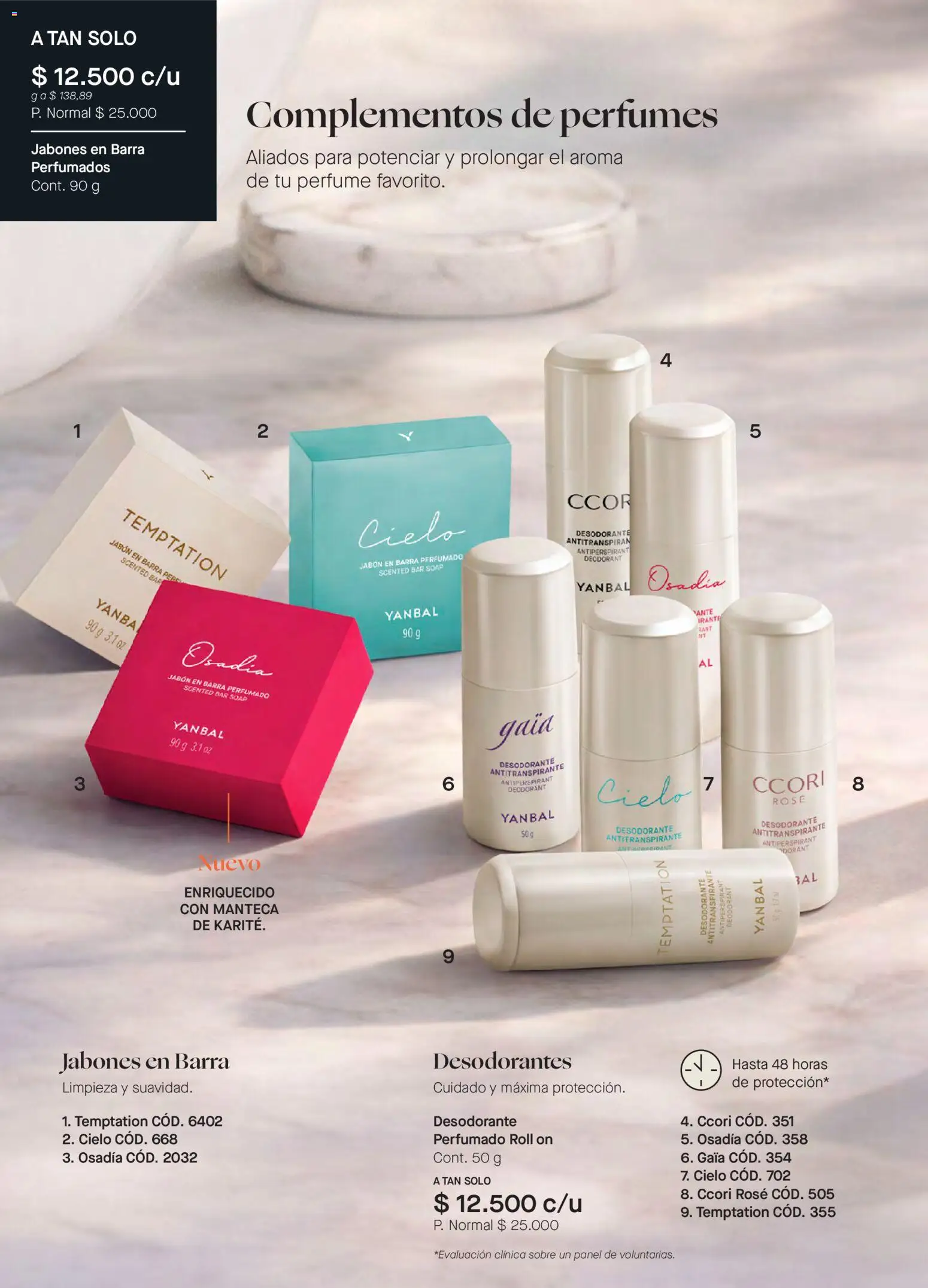 Yanbal revista - valida desde el 28.02.2026 | Página: 40 | Productos: Sobre, Perfume, Jabón, Desodorante