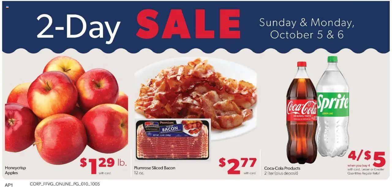 Family Fare Weekly Ad - MI - valid from 05.10.2025 | Page: 2 | Products: Apples