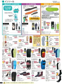 01.09.2025から有効なオファーを含む ワークマン - 秋冬チラシ | ページ: 104 | 製品: インソール