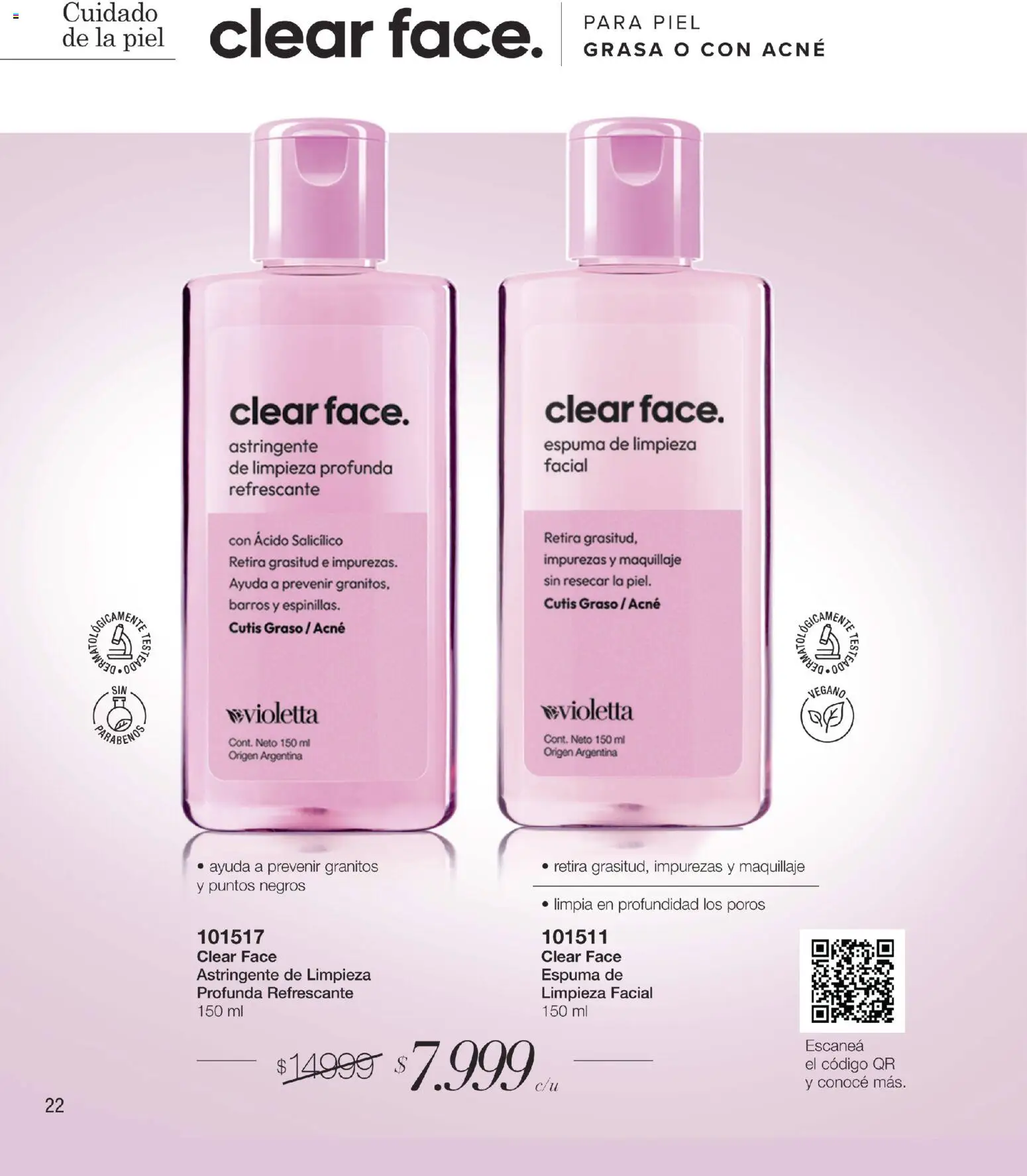 Violetta - Violetta Cosméticos │ válido desde el 30.03.2026 | Página: 22 | Productos: Maquillaje, Espuma, Té