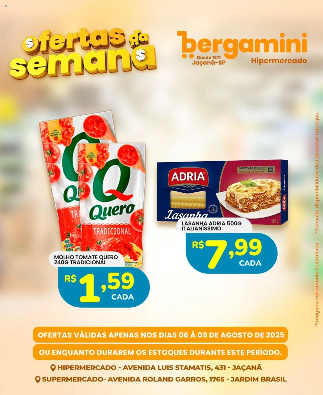 Supermercado Bergamini Folheto - válido de 06.08.2025 | Página: 16 | Produtos: Forno, Lasanha