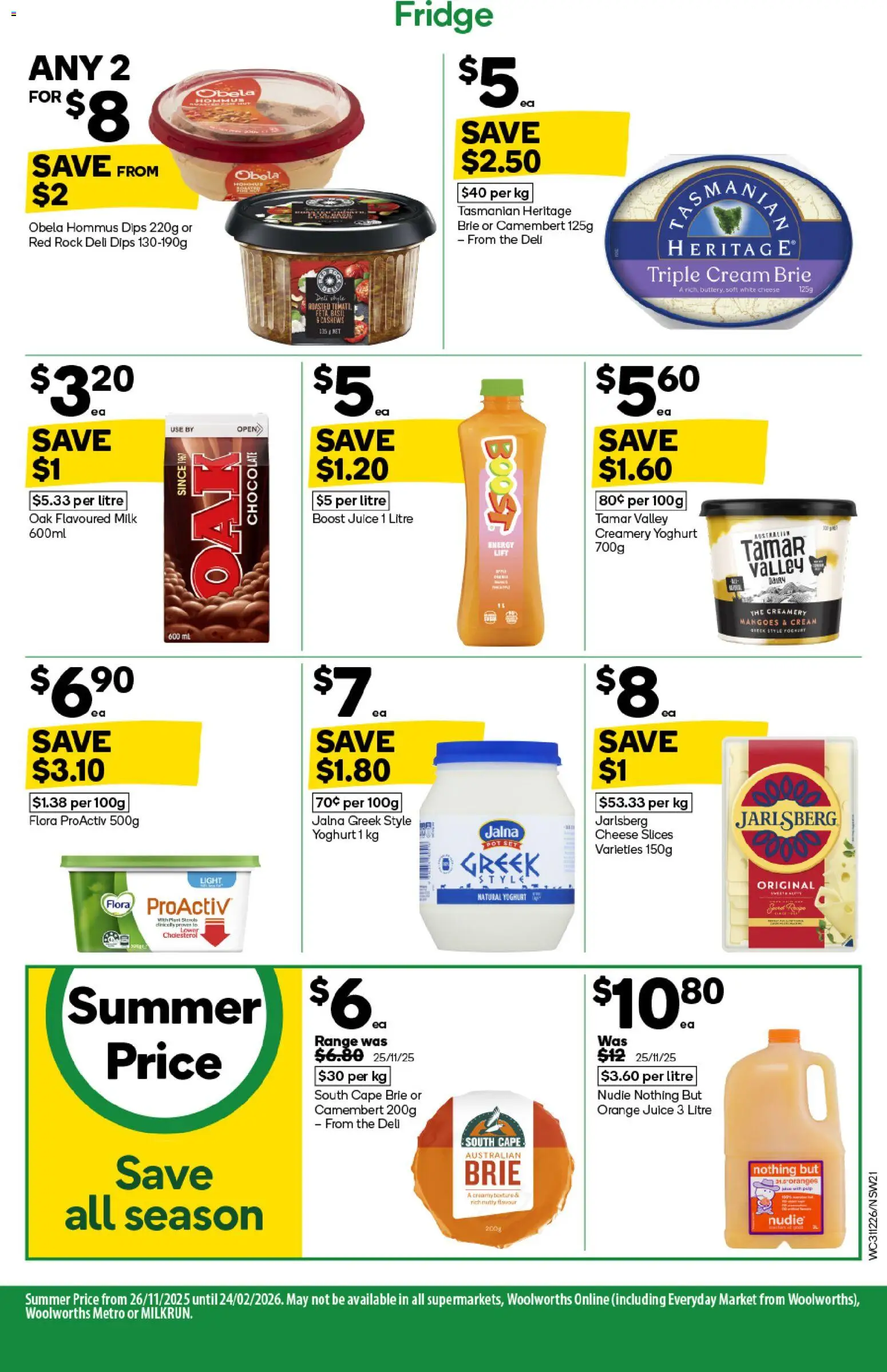 Woolworths catalogue - valid from 31.12.2025 | Page: 21 | Products: Light, Yoghurt, Chocolate, Oranges