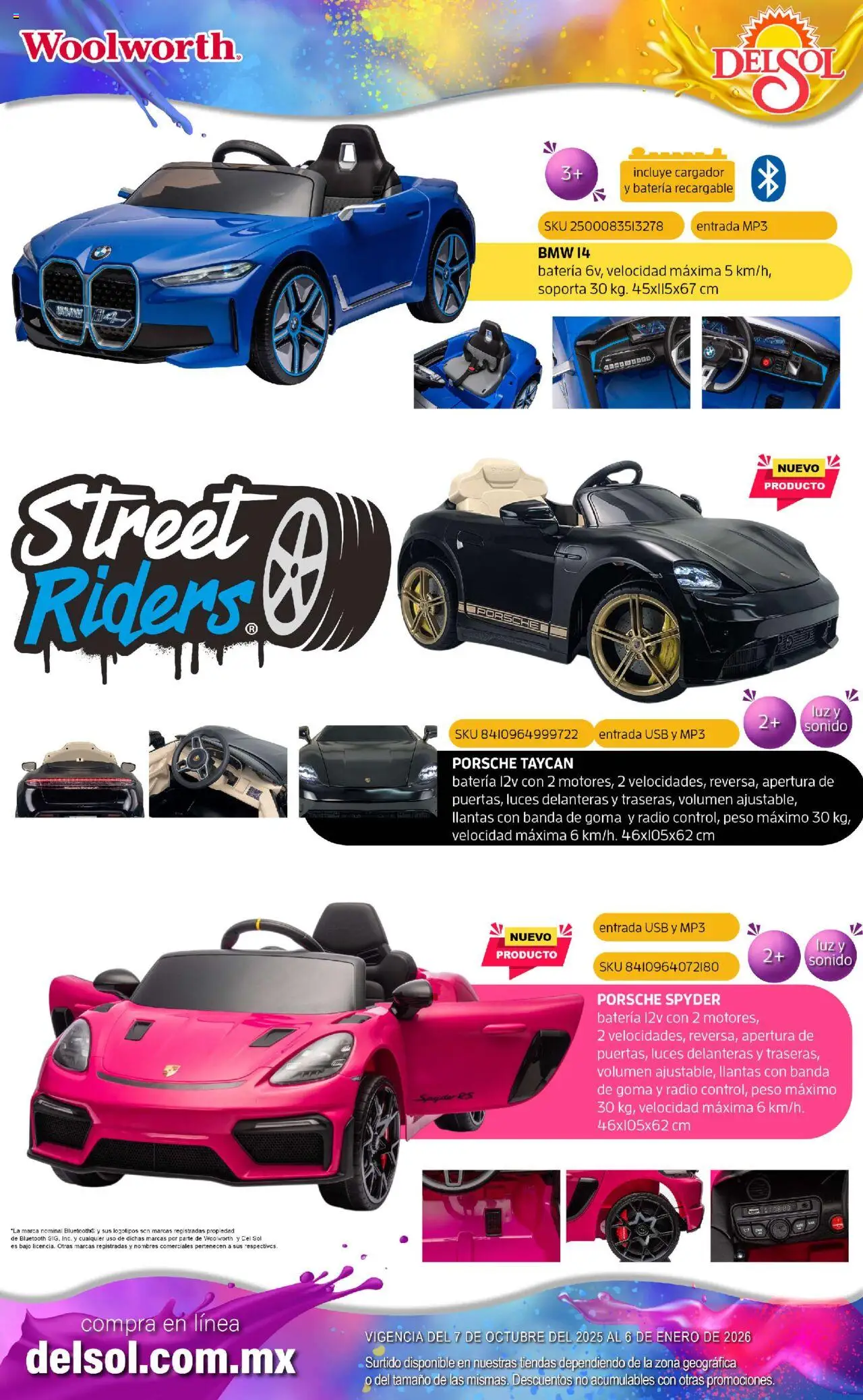 Nuevas ofertas de Del Sol y Woolworth válidas en toda la República Mexicana desde el 07.10.2025. ¡Encuentra las mejores ofertas en Del Sol y Woolworth - Catálogo Castillo Del Juguete! | Página: 227 | Productos: Usb, Mp3, Cargador, Batería