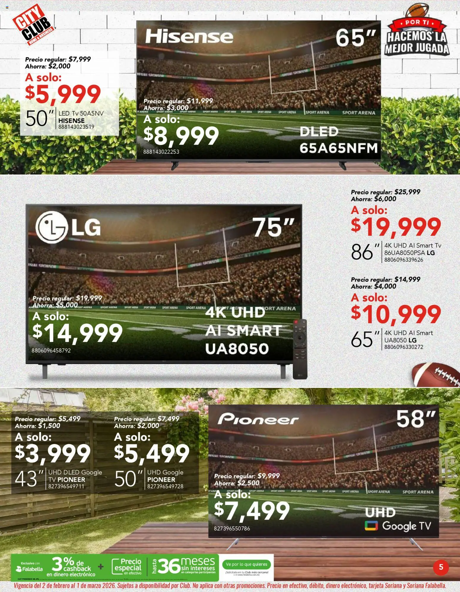 Nuevas ofertas de City Club válidas en toda la República Mexicana desde el 02.02.2026. ¡Encuentra las mejores ofertas en City Club catálogo! | Página: 5