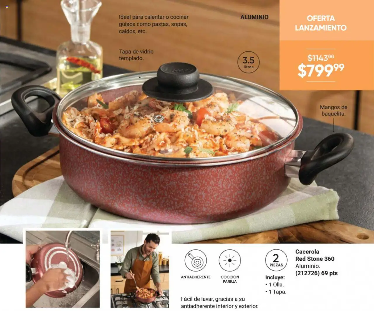 Nuevas ofertas de AVON válidas en toda la República Mexicana desde el 09.10.2025. ¡Encuentra las mejores ofertas en AVON - Casa & Estilo 16 2025! | Página: 7 | Productos: Cacerola