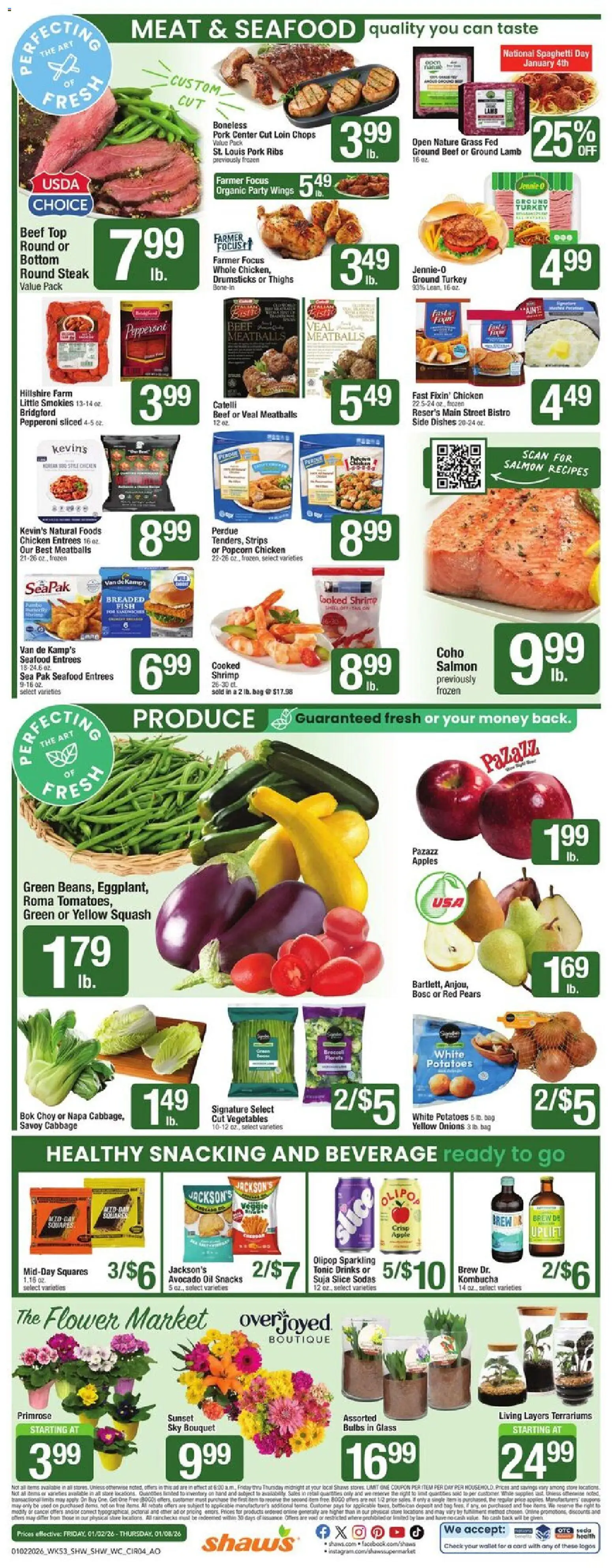 Shaw's Weekly Ad - RI - valid from 02.01.2026 | Page: 4 | Products: Oil, Avocado, Potatoes, Wallet