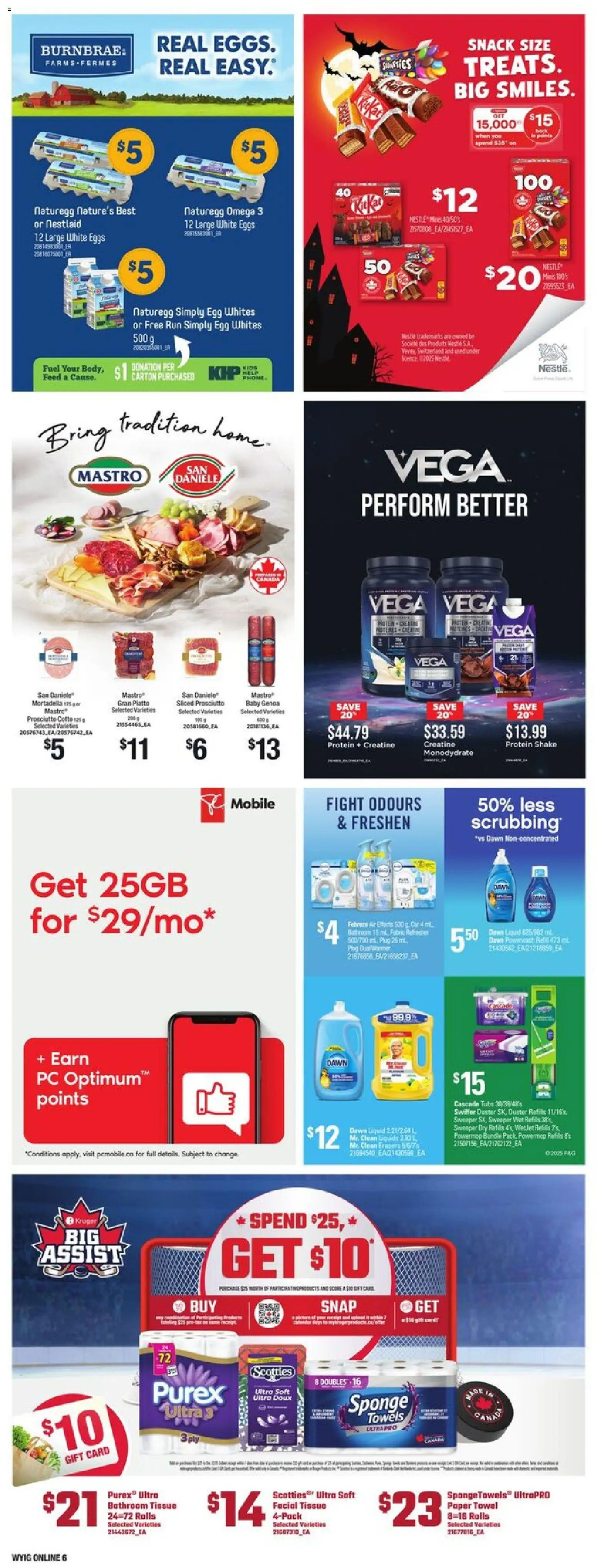 Independent Grocer flyer valid from 23.10.2025 | Page: 15 | Products: Phone, PC, Sponge, Eggs