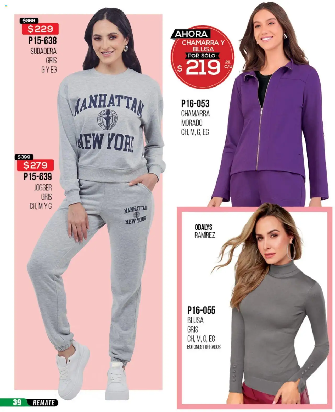 Nuevas ofertas de Cklass válidas en toda la República Mexicana desde el 13.08.2025. ¡Encuentra las mejores ofertas en Cklass - Catálogo Remate Total Ropa! | Página: 40 | Productos: Blusa, Chamarra, Sudadera