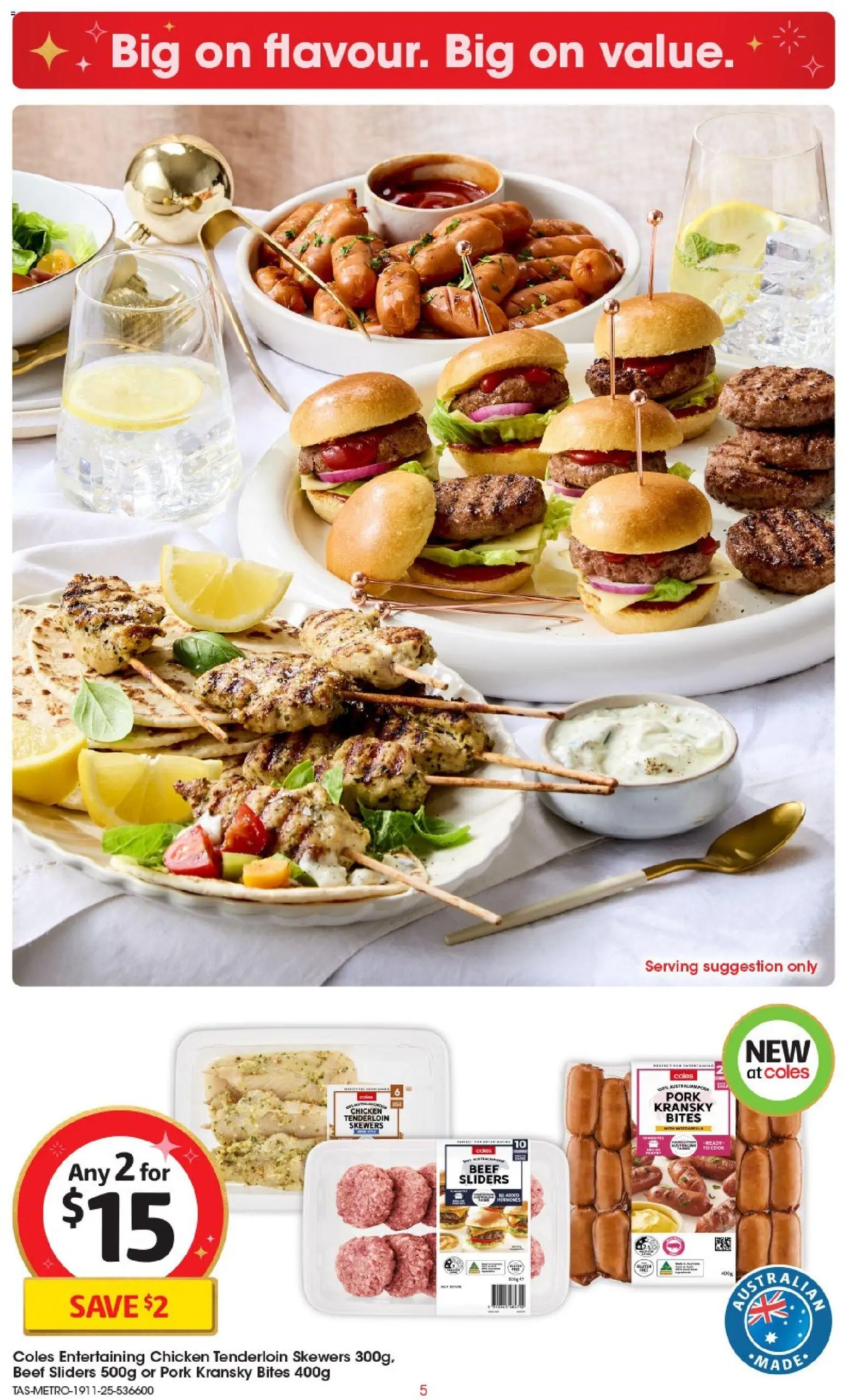 Coles catalogue - valid from 19.11.2025 | Page: 6 | Products: Chicken, Pork, Beef