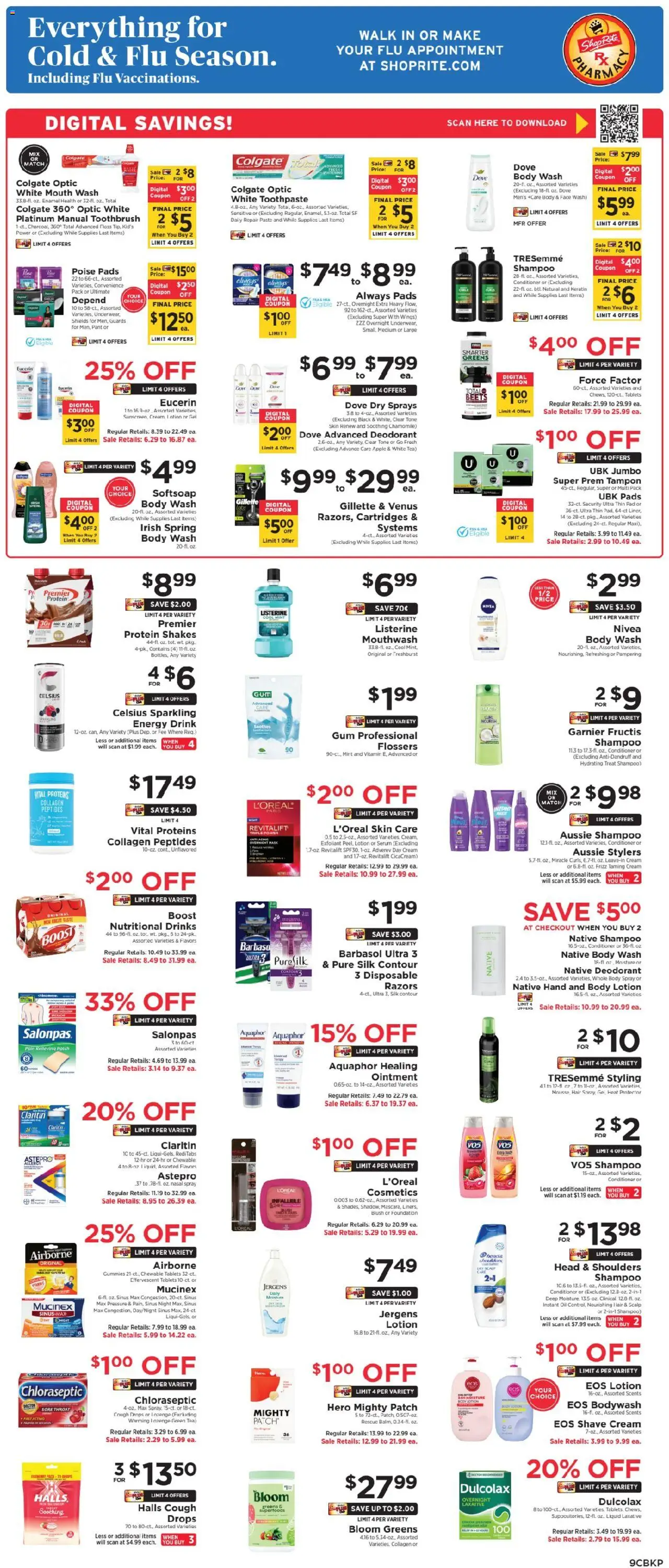 ShopRite Weekly Ad 2 - valid from 26.09.2025 | Page: 11 | Products: Foundation, Blush, Toothbrush, Pads