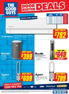 Preview of The Good Guys catalogue  - valid from 11.03.2026 | Page: 15 | Products: Heater, Fan, Air purifier, Mobile