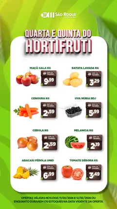 São Roque Supermercados - Ofertas da semana  - Pré-Visualização do folheto da loja São Roque Supermercados, válido de 11.02.2026