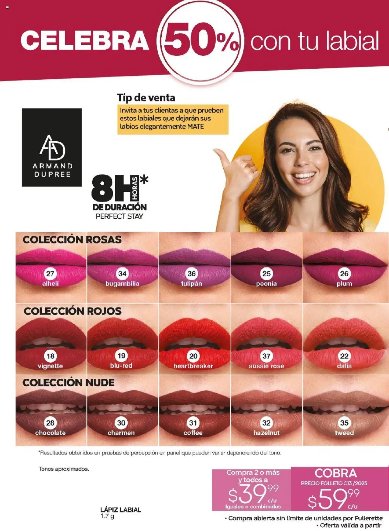 Nuevas ofertas de Fuller válidas en toda la República Mexicana desde el 01.10.2025. ¡Encuentra las mejores ofertas en Fuller - Revista Gana Más C13! | Página: 18 | Productos: Chocolate, Mate, Lápiz labial
