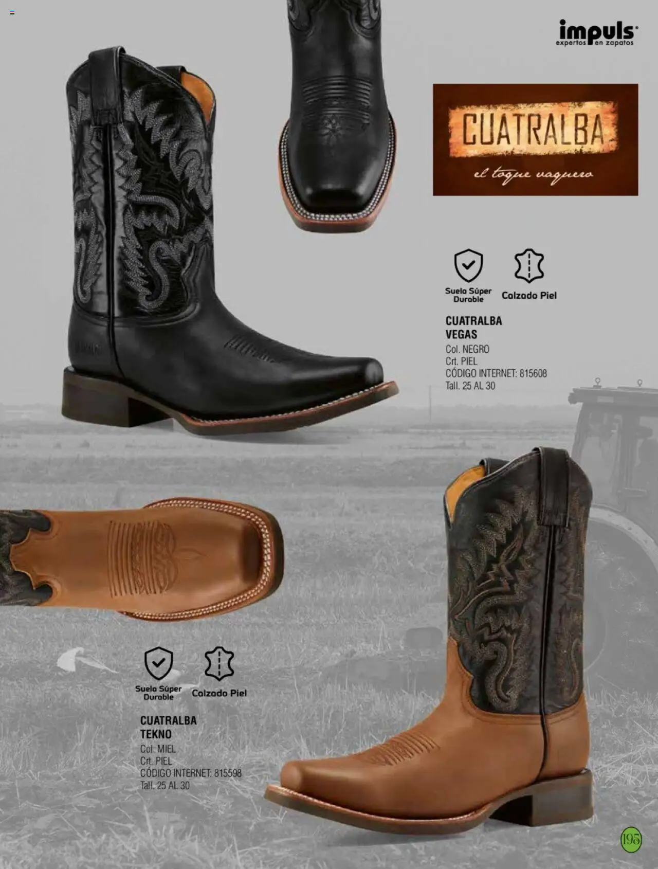 Nuevas ofertas de Impuls válidas en toda la República Mexicana desde el 03.01.2025. ¡Encuentra las mejores ofertas en Impuls catálogo Caballero Primavera-Verano 2025! | Página: 197 | Productos: Zapatos
