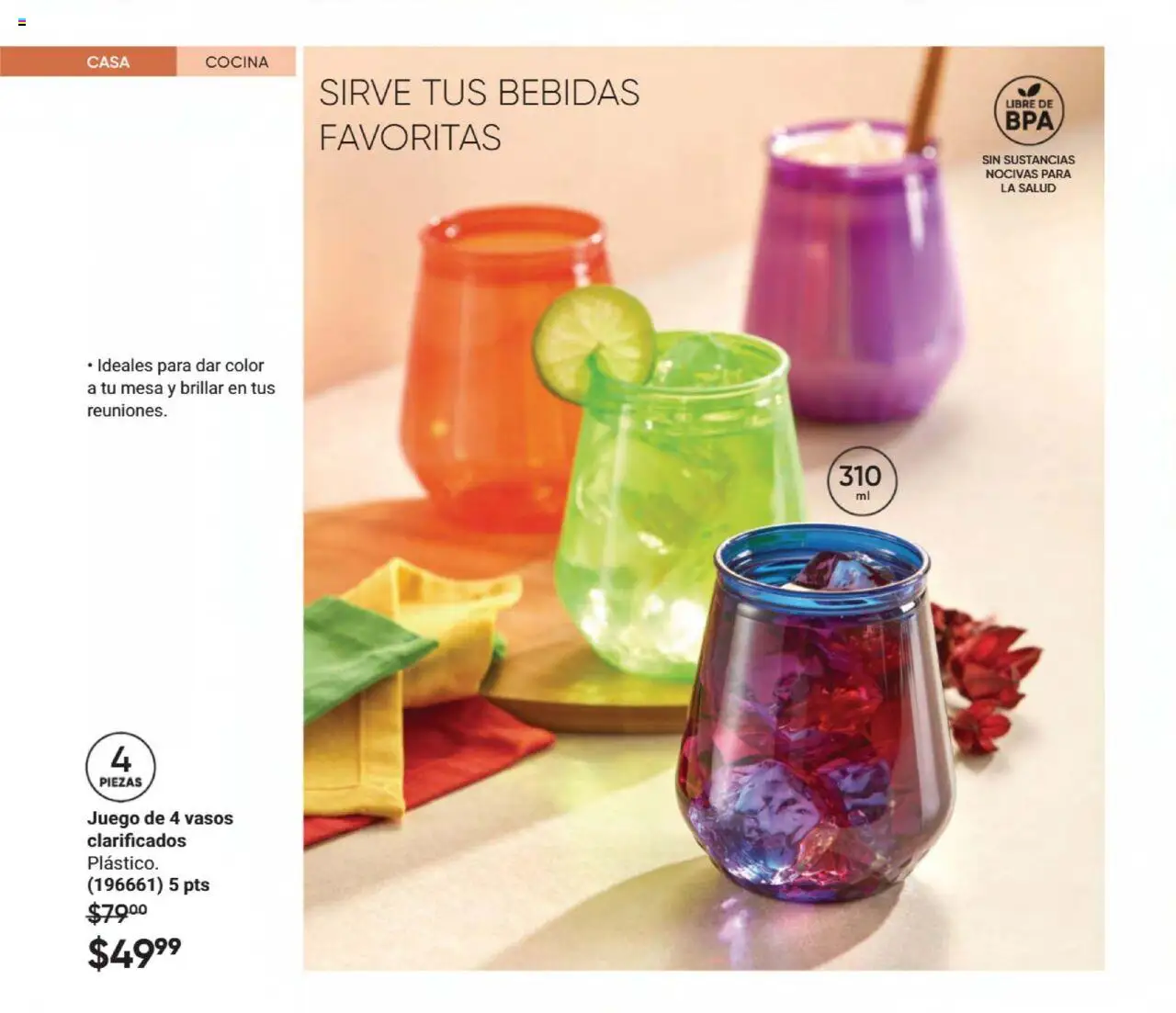 Nuevas ofertas de AVON válidas en toda la República Mexicana desde el 09.08.2025. ¡Encuentra las mejores ofertas en AVON - Casa & Estilo 13 2025! | Página: 36 | Productos: Juego, Cocina, Mesa, Vasos