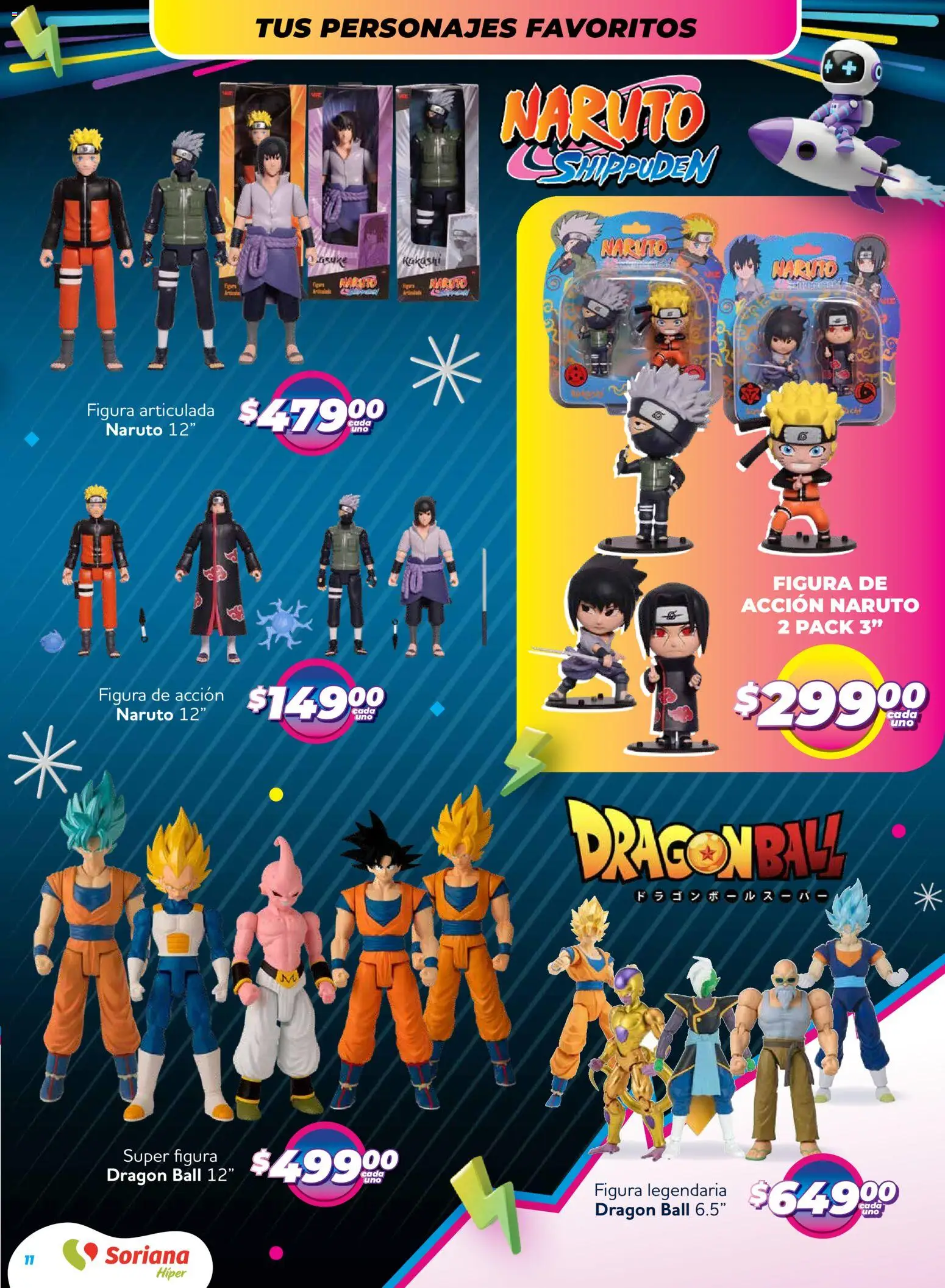 Nuevas ofertas de Soriana válidas en toda la República Mexicana desde el 27.11.2025. ¡Encuentra las mejores ofertas en Soriana - Reino de los Juguetes Híper Nacional! | Página: 11