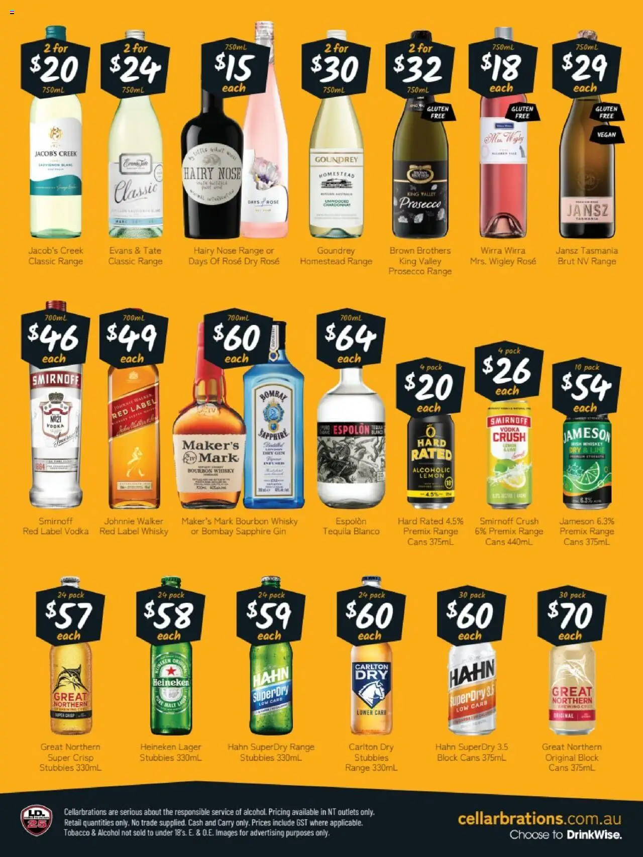 Cellarbrations catalogue - valid from 11.08.2025 | Page: 2 | Products: Bourbon, Gin, Vodka, Lemon