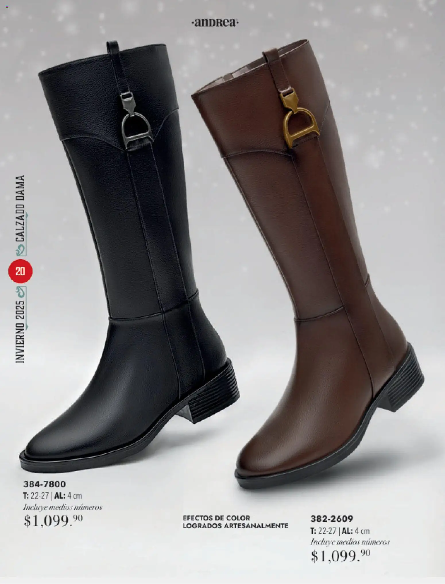 Nuevas ofertas de Andrea válidas en toda la República Mexicana desde el 26.11.2025. ¡Encuentra las mejores ofertas en Andrea catálogo Invierno! | Página: 20