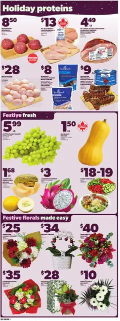 Preview of Zehrs weekly flyer / circulaire from shop Zehrs valid from 18.12.2025 | Page: 9 | Products: Salad, Chicken breasts, Ham, Chicken