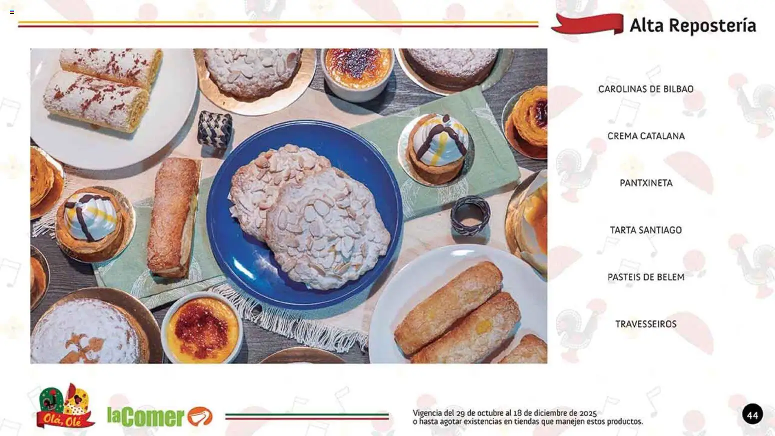 Nuevas ofertas de La Comer válidas en toda la República Mexicana desde el 29.10.2025. ¡Encuentra las mejores ofertas en La Comer folleto Olá, Olé! | Página: 44 | Productos: Crema