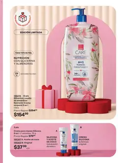 Vista previa de Glicerina y aceite de almendras Nutrición Crema corporal 6 en 1, Crema corporal 6 en 1 con glicerina y aceite de almendras, 1 litro, nuevo folleto de la tienda, válido en México a partir del 02.04.2026 | Página: 57 | Productos: Almendras, Aceite, Body, Crema corporal