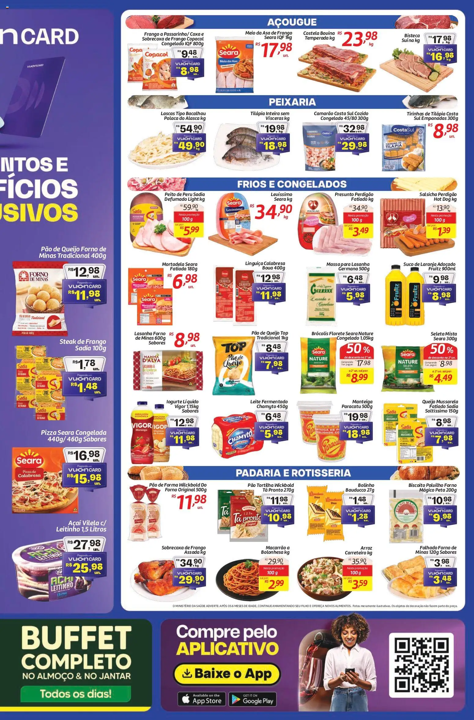 Comper Folheto - válido de 19.01.2026 | Página: 3 | Produtos: Bacalhau, Presunto, Copa, Pão de forma