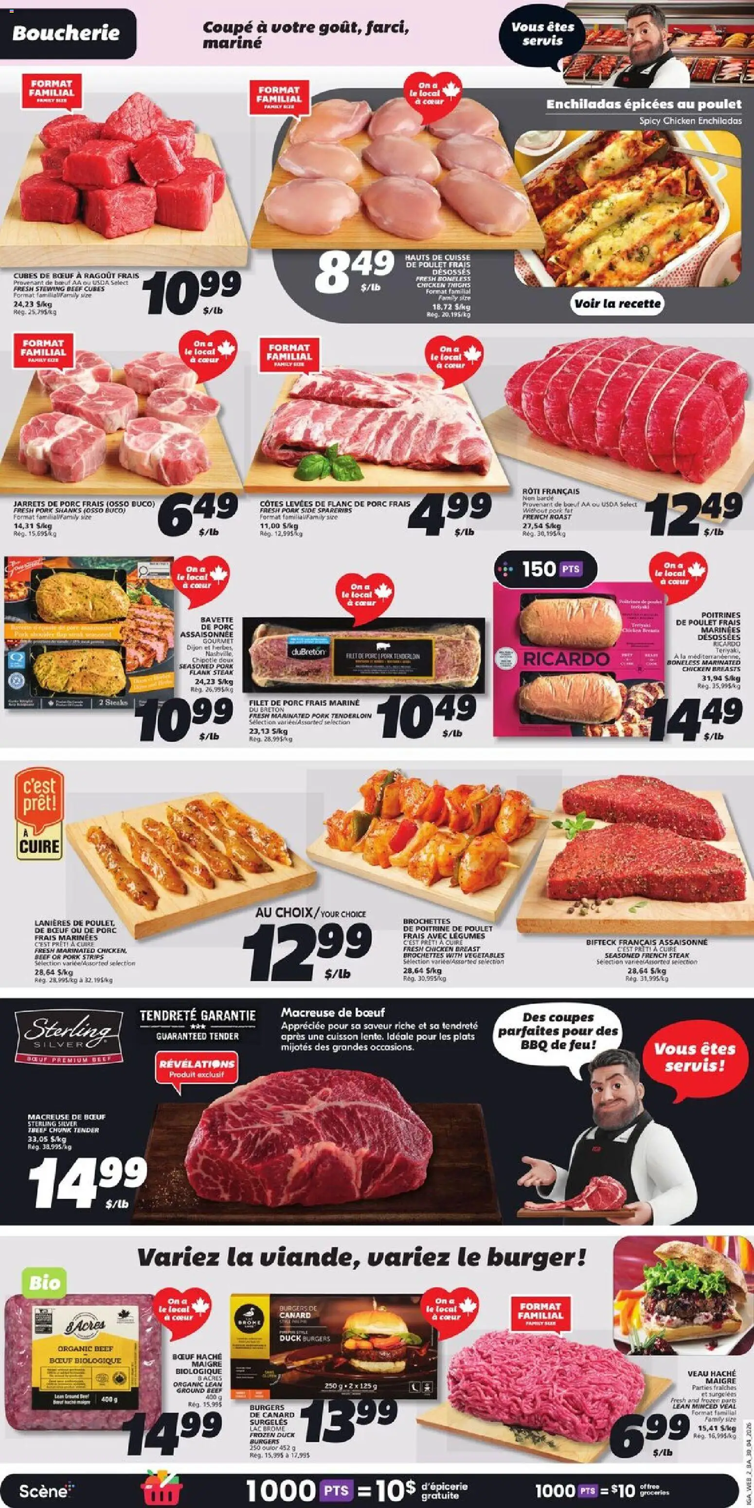 IGA flyer valid from 30.04.2026 | Page: 5 | Products: Beef, Chicken breasts, Chicken, Pork