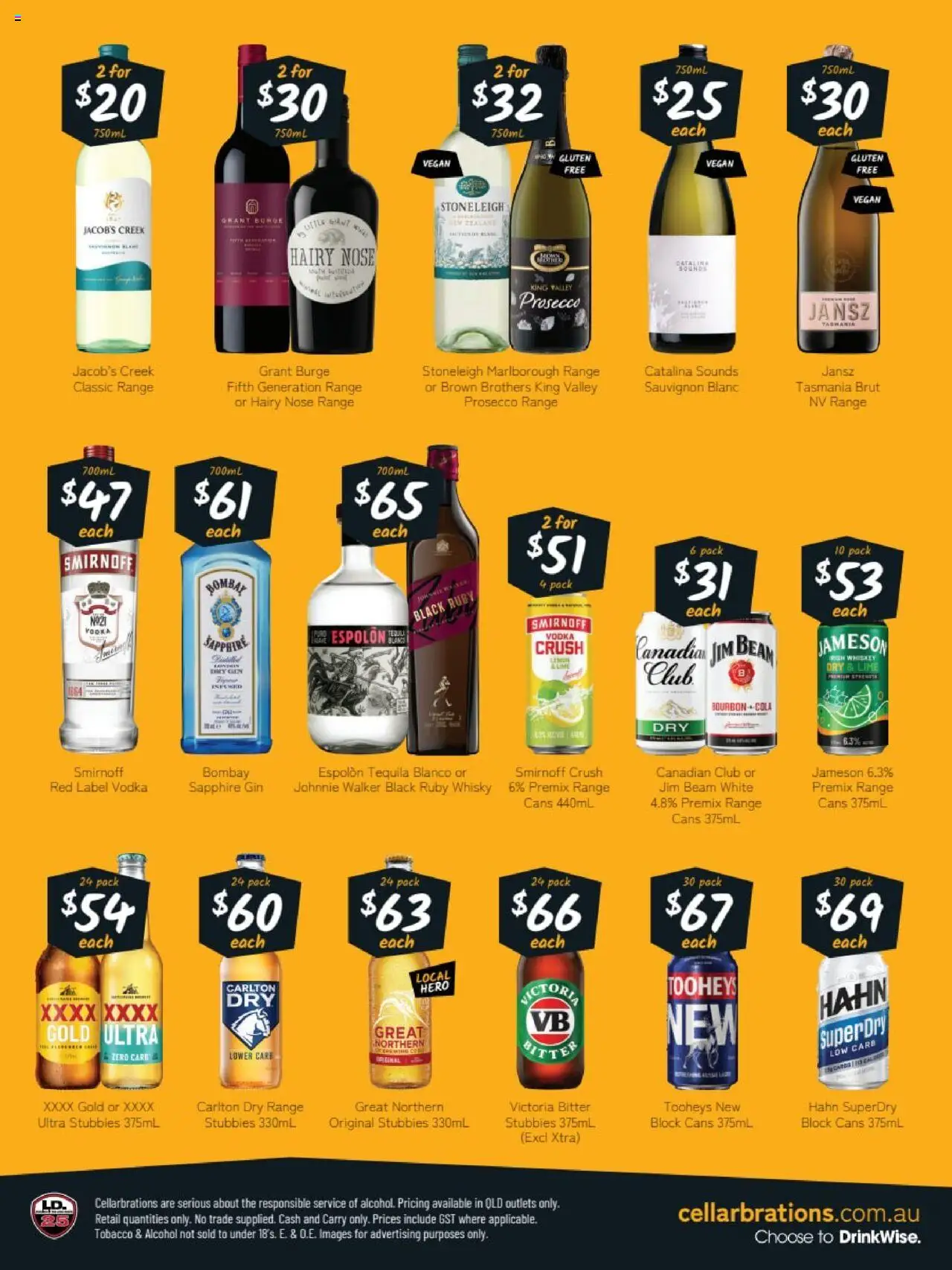 Cellarbrations catalogue - valid from 11.08.2025 | Page: 2 | Products: Gin, Vodka, Whiskey, Lemon