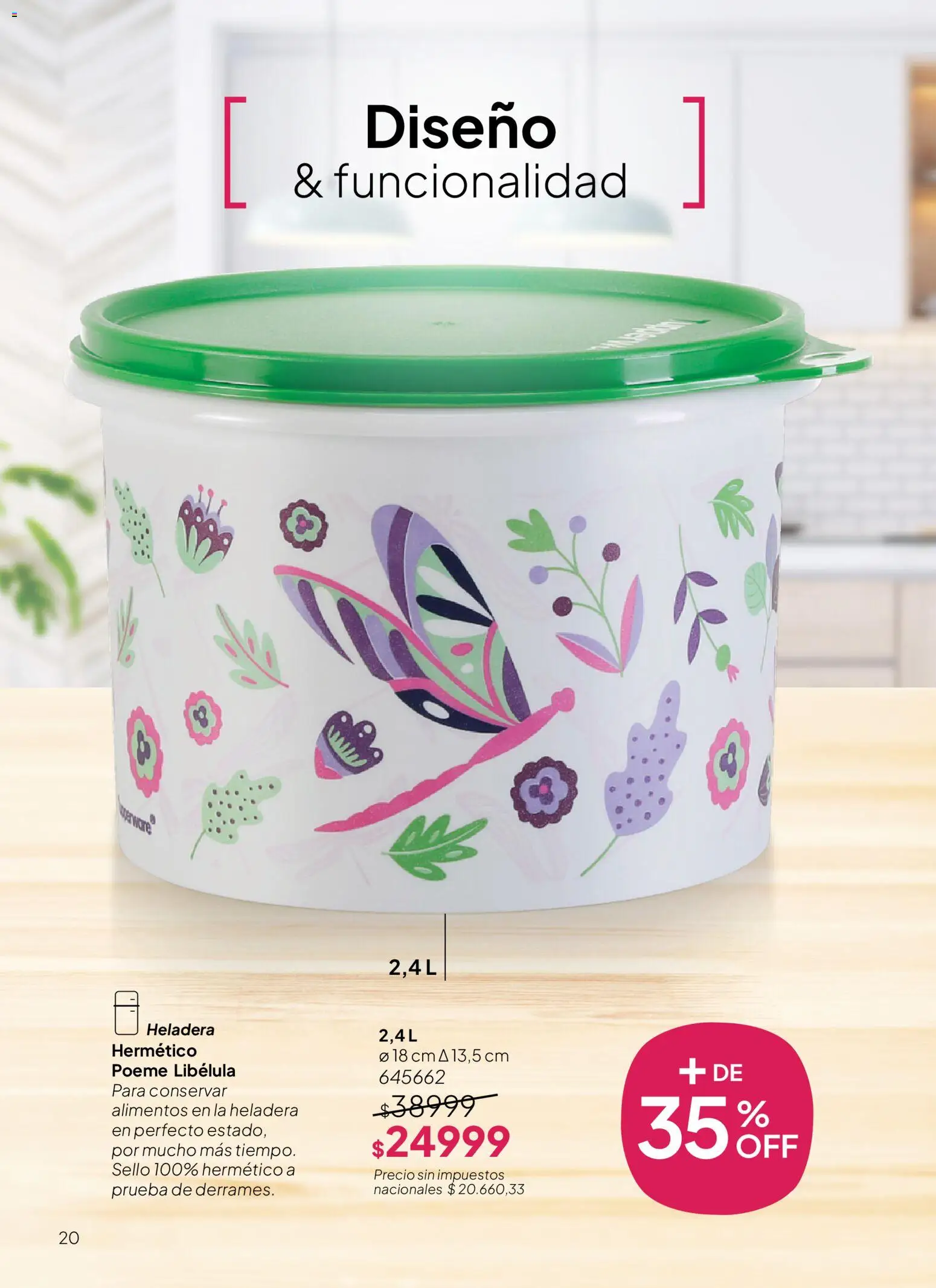 Tupperware Folleto │ válido desde el 10.11.2025 | Página: 20 | Productos: Heladera