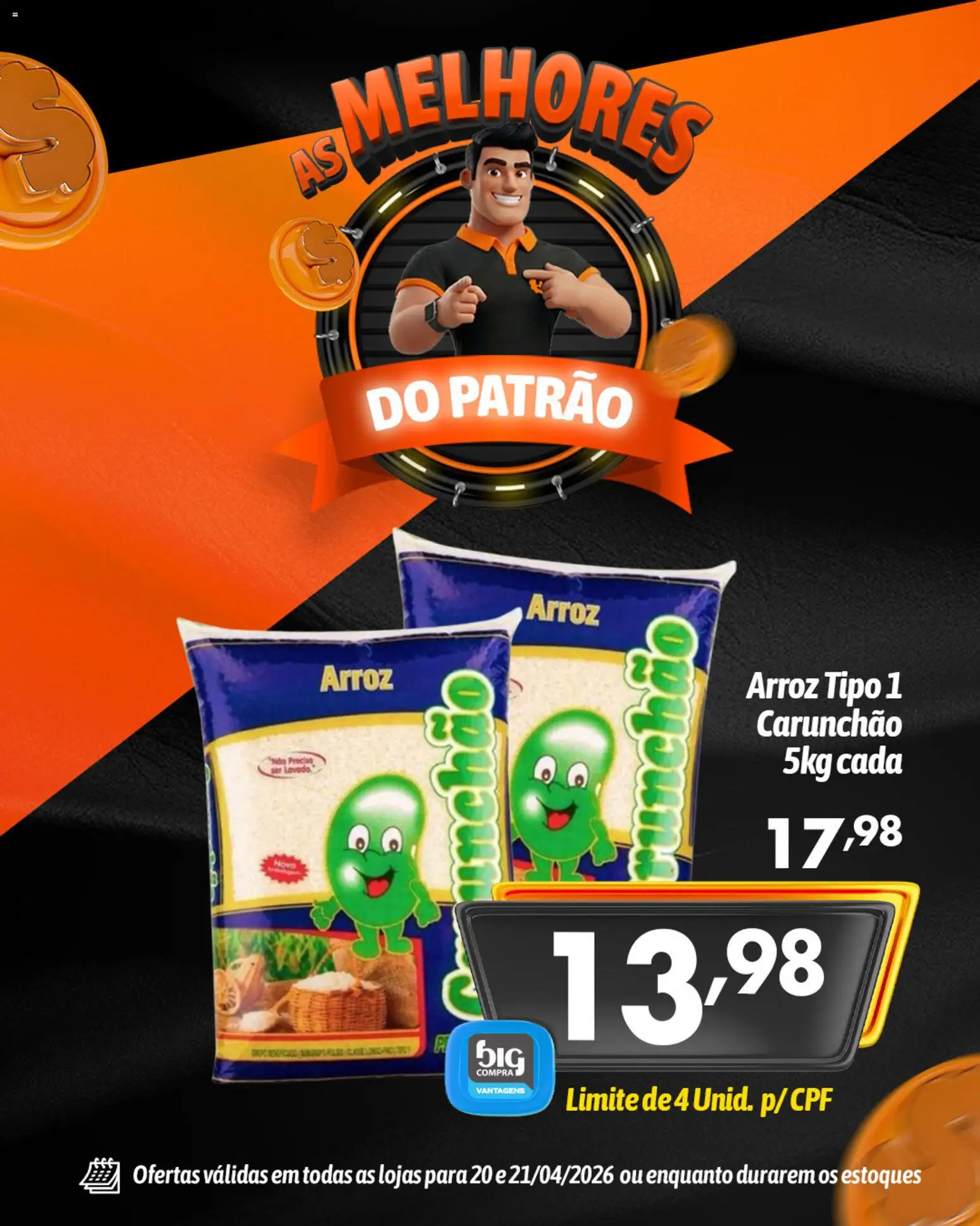 Big Compra Folheto - válido de 20.04.2026 | Página: 1 | Produtos: Arroz