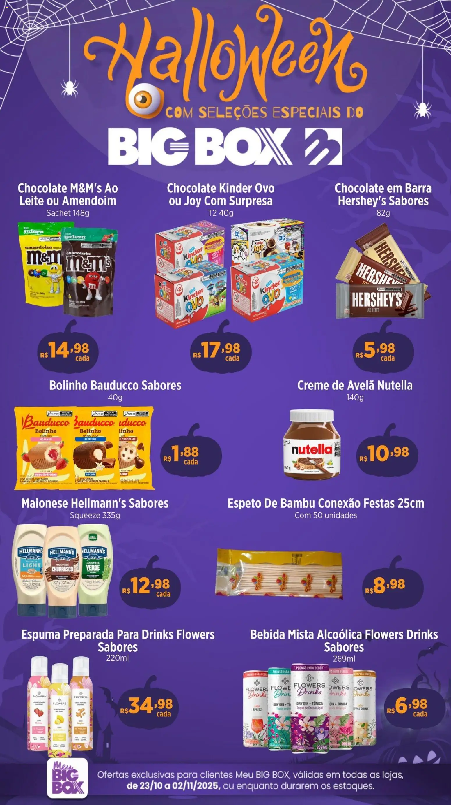 Big Box Folheto - válido de 23.10.2025 | Página: 1 | Produtos: Leite, Chocolate, Creme, Bebida