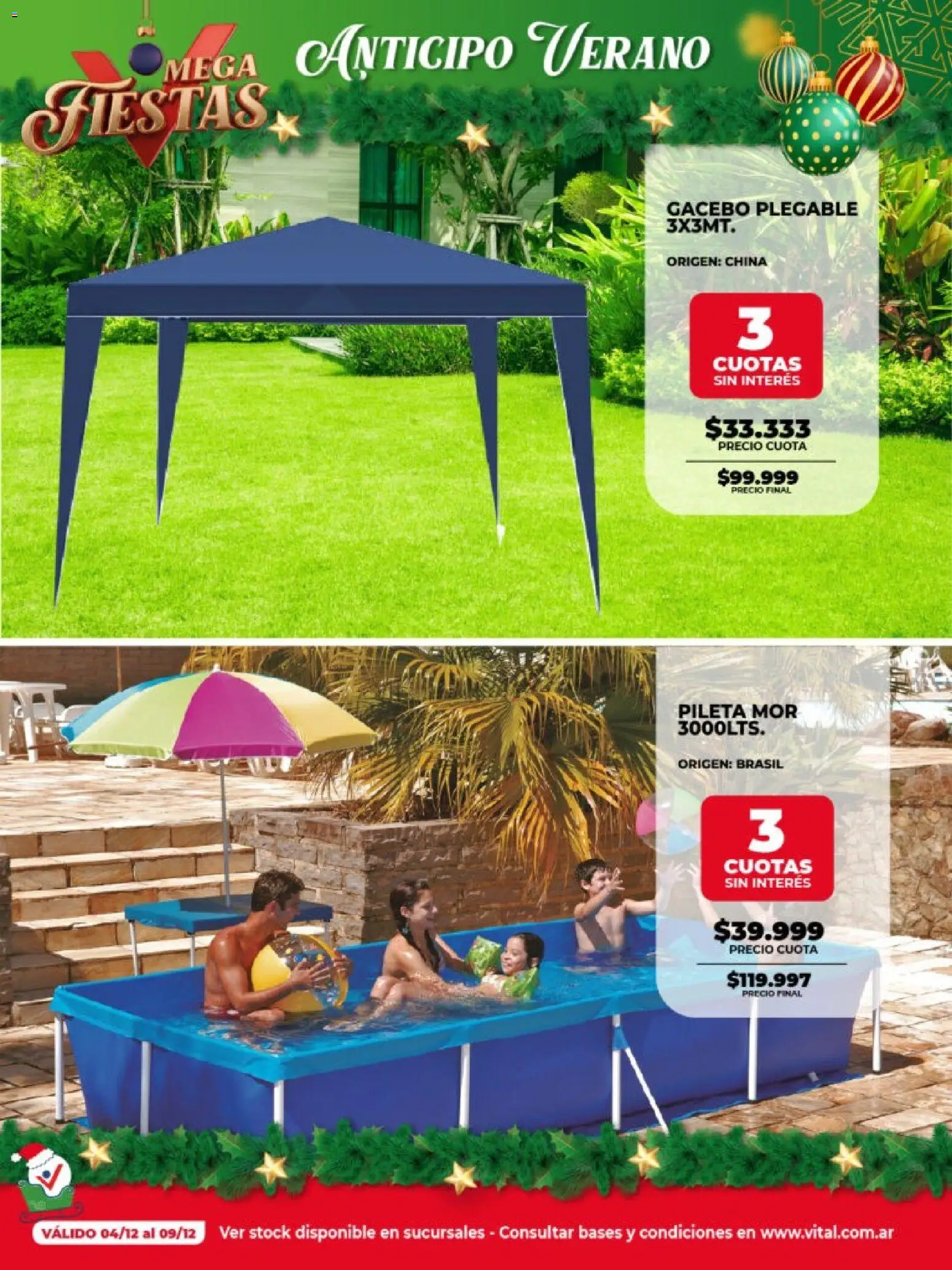 Vital - Especial Navidad │ válido desde el 10.12.2025 | Página: 8 | Productos: Pileta
