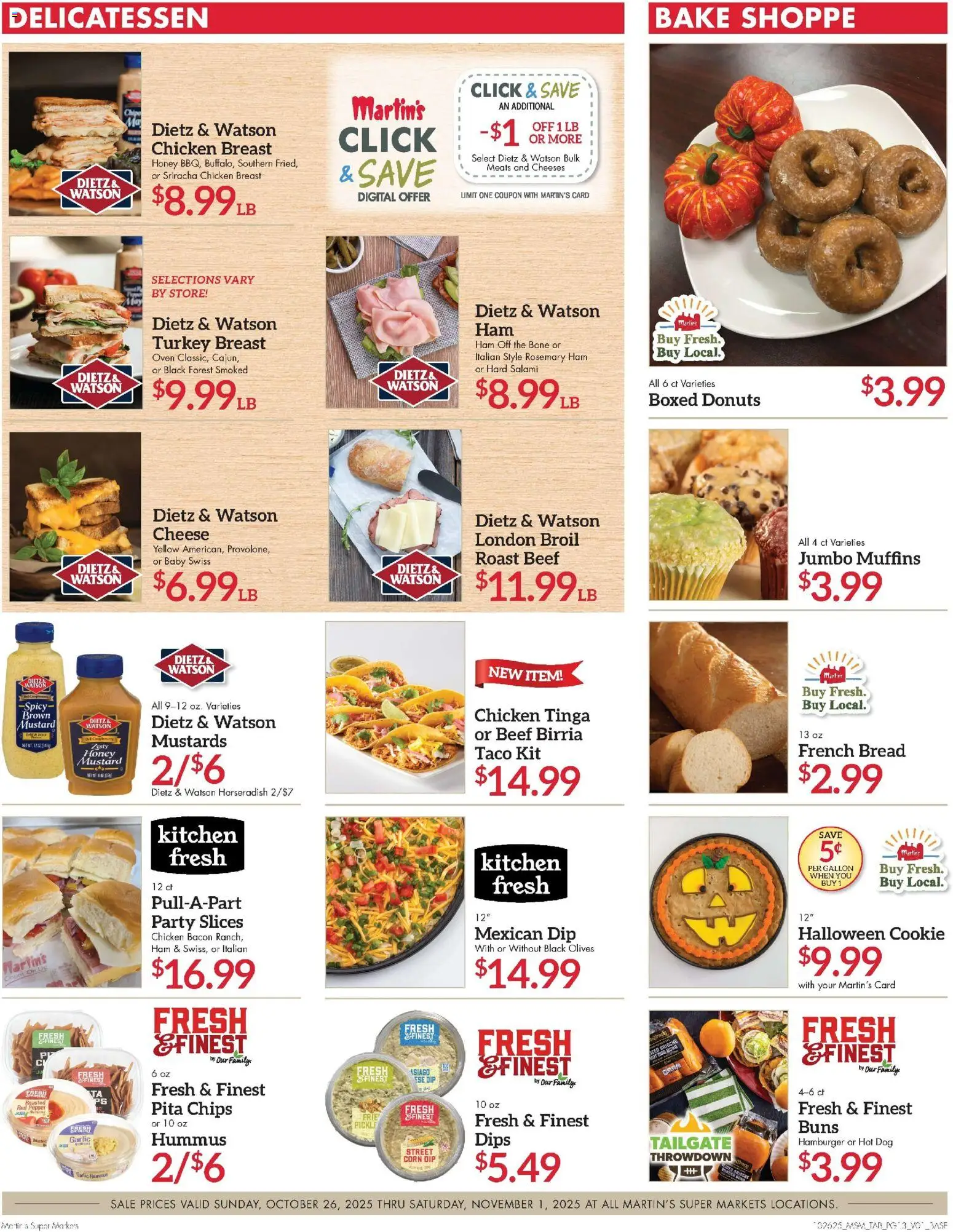 Martin’s Weekly Ad - valid from 26.10.2025 | Page: 13 | Products: Cheese, Salami, Beef, Chips