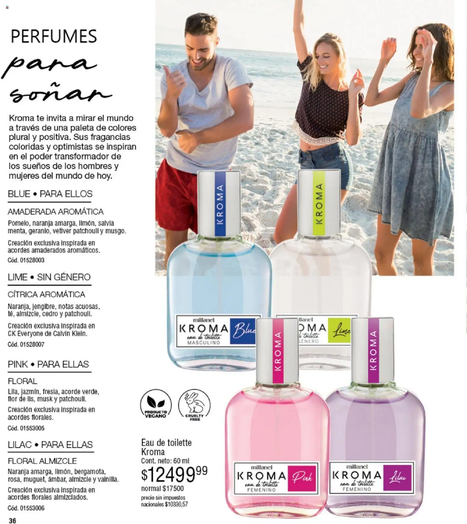 Millanel - Catálogo │ válido desde el 05.01.2026 | Página: 36 | Productos: Eau de toilette, Paleta, Té