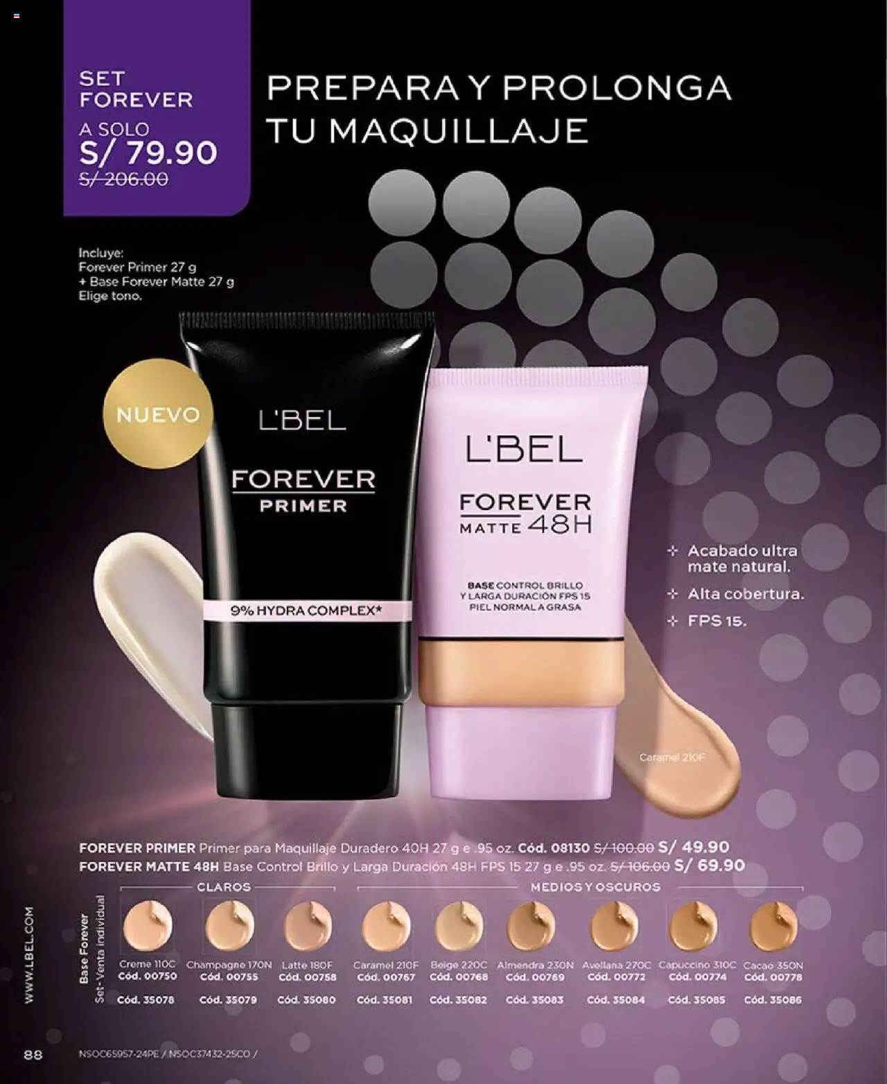 Catálogo L'Bel válido desde 29.07.2025 | Página: 88 | Productos: Maquillaje