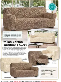 Preview of Innovations catalogue  - valid from 26.03.2026 | Page: 46 | Products: Recliner, Cream