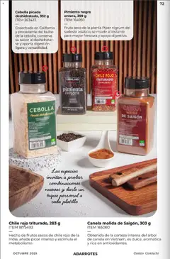 Vista previa de Pimienta negra entera, 399 g, Fruto seco de la planta Piper nigrum del sudeste asiático, se muele al instante para mayor frescura y apoyo digestivo., nuevo folleto de la tienda, válido en México a partir del 03.10.2025 | Página: 72