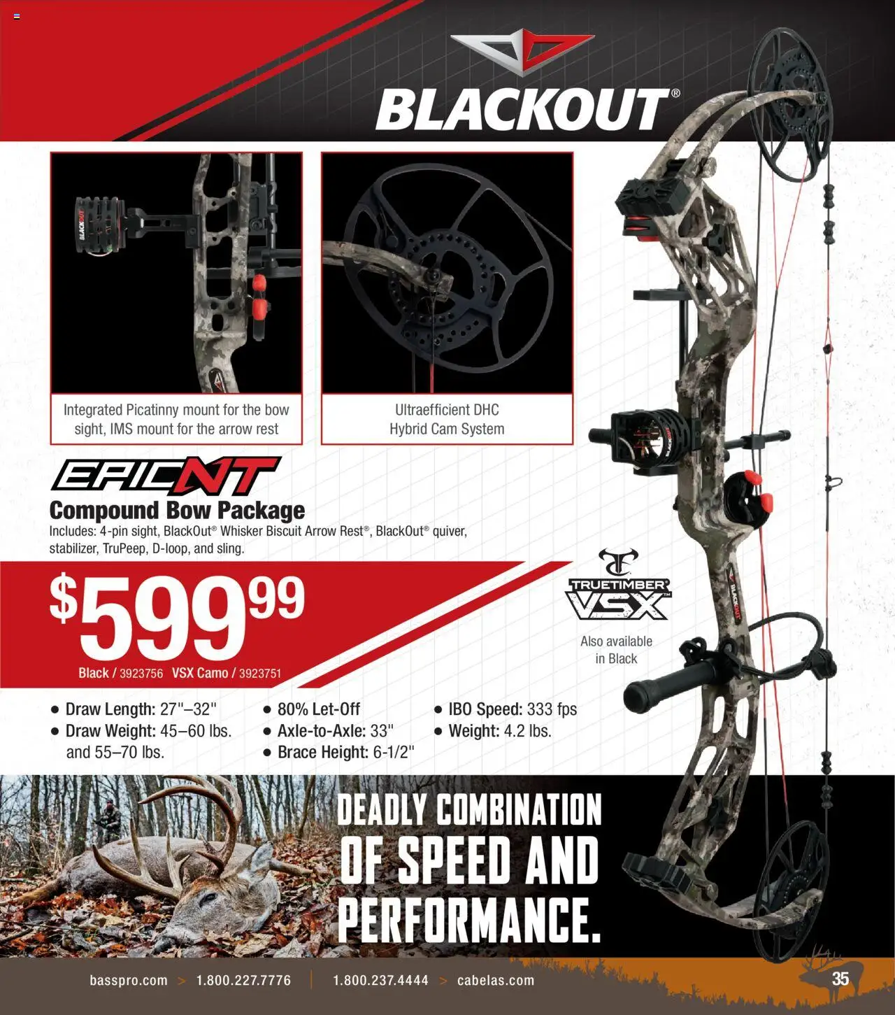 Cabela's Archery 25 - valid from 15.07.2025 | Page: 35 | Products: Bow, Arrow, Weight