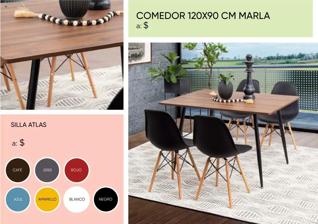 Nuevas ofertas de Muebles Dico válidas en toda la República Mexicana desde el 25.10.2024. ¡Encuentra las mejores ofertas en Muebles Dico catálogo Dico! | Página: 91 | Productos: Silla, Café