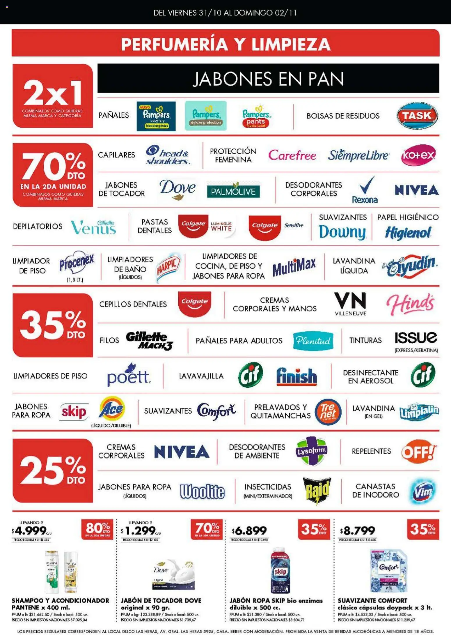 Disco - Ofertas | Córdoba │ válido desde el 31.10.2025 | Página: 6 | Productos: Lavandina, Disco, Inodoro, Acondicionador